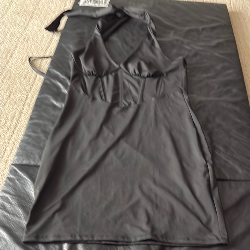 Black Halter Dress